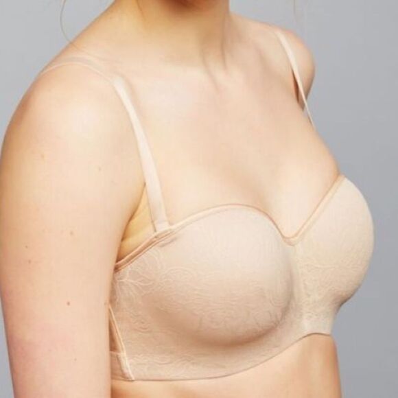 Natori Bra Strapless Nude Beige Convertable - Picture 4 of 8